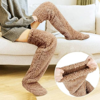 Fuzzy Legs Sock Slippers